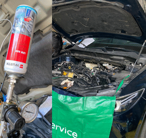 Vệ sinh họng nạp - xe máy xăng